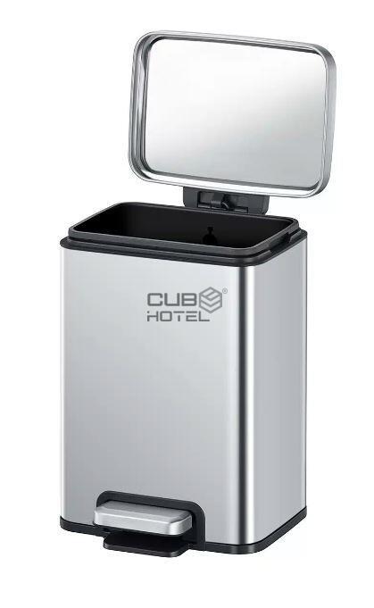 Papelera con Pedal 6L Acero Inoxidable EKO Madison